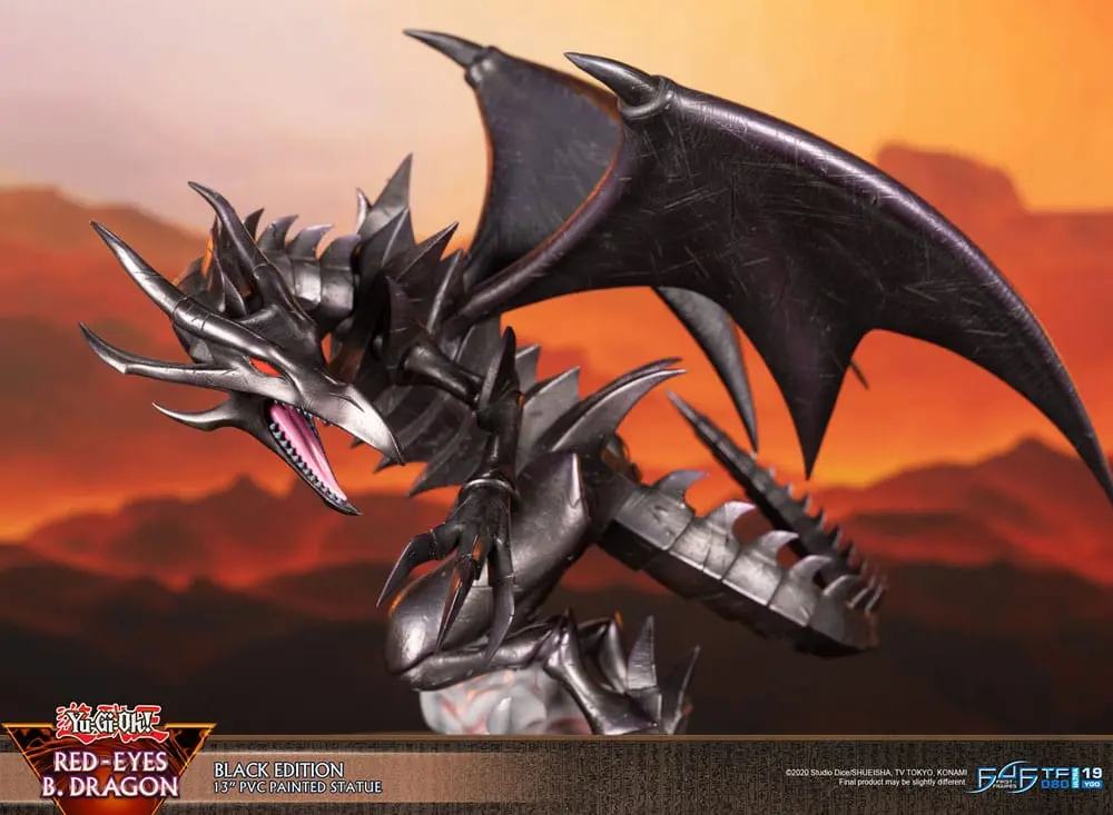 Yu-Gi-Oh! Statuie PVC Red-Eyes B. Dragon Culoare Negru 33 cm poza produsului