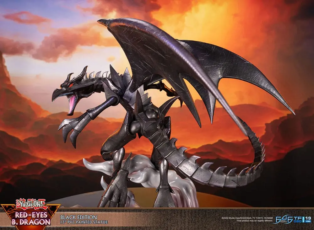 Yu-Gi-Oh! Statuie PVC Red-Eyes B. Dragon Culoare Negru 33 cm poza produsului