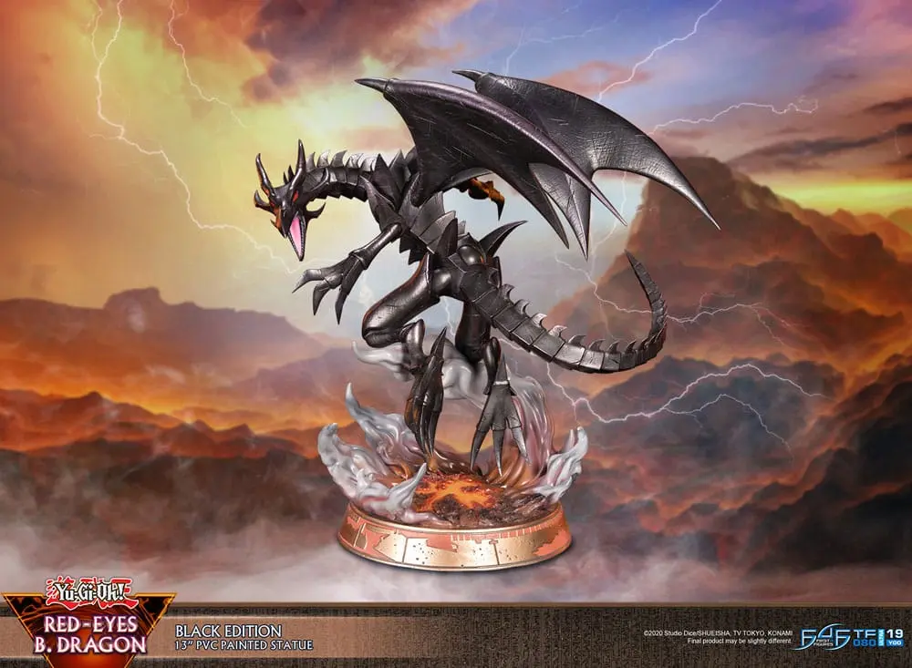 Yu-Gi-Oh! Statuie PVC Red-Eyes B. Dragon Culoare Negru 33 cm poza produsului