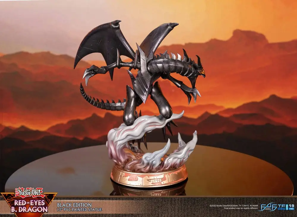 Yu-Gi-Oh! Statuie PVC Red-Eyes B. Dragon Culoare Negru 33 cm poza produsului