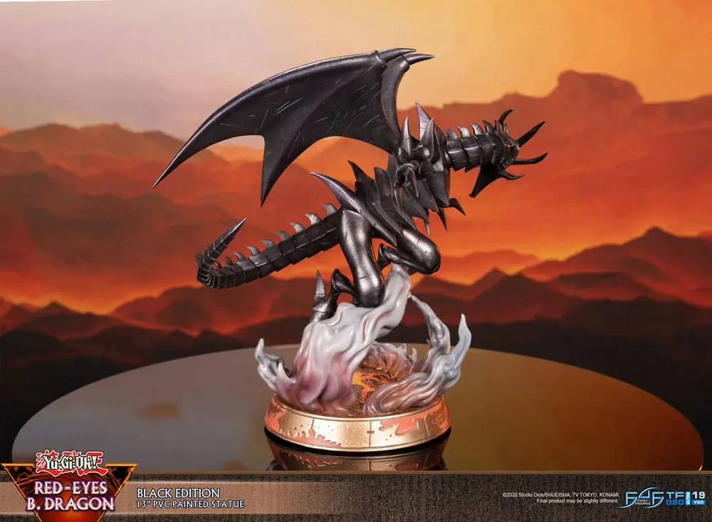 Yu-Gi-Oh! Statuie PVC Red-Eyes B. Dragon Culoare Negru 33 cm poza produsului