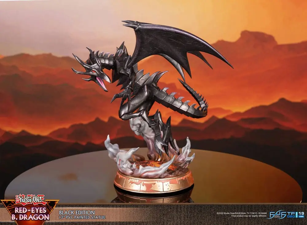 Yu-Gi-Oh! Statuie PVC Red-Eyes B. Dragon Culoare Negru 33 cm poza produsului