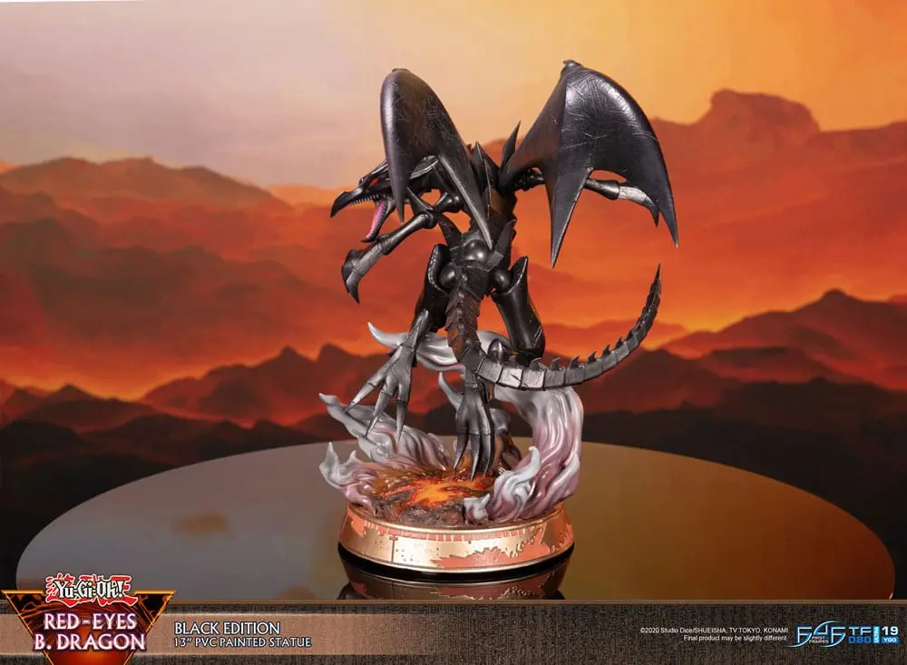Yu-Gi-Oh! Statuie PVC Red-Eyes B. Dragon Culoare Negru 33 cm poza produsului
