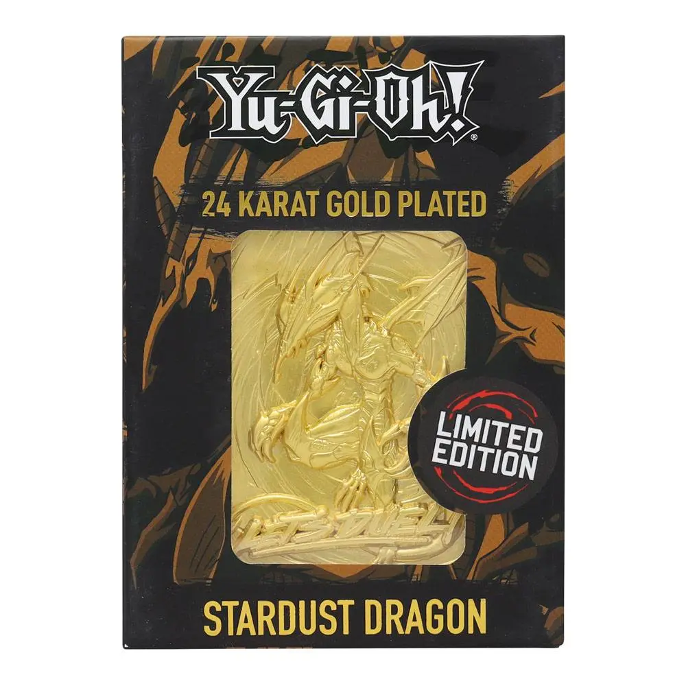 Yu-Gi-Oh! Replică Card Stardust Dragon (placat cu aur) poza produsului