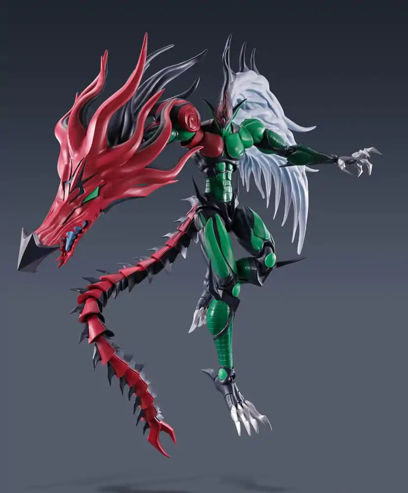 Figurină de acțiune Yu-Gi-Oh! S.H. MonsterArts Elemental Hero Flame Wingman 19 cm poza produsului