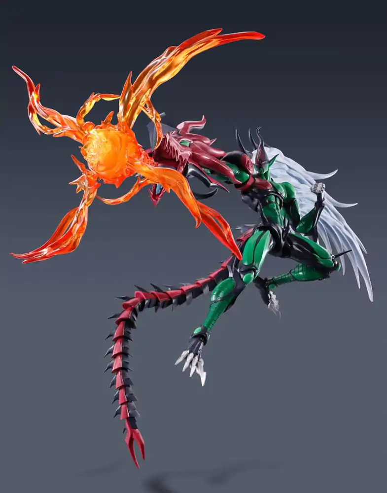 Figurină de acțiune Yu-Gi-Oh! S.H. MonsterArts Elemental Hero Flame Wingman 19 cm poza produsului