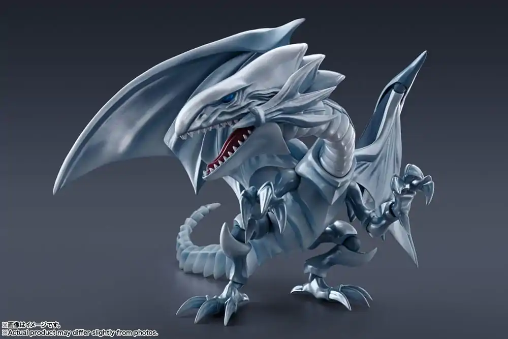 Yu-Gi-Oh! S.H. MonsterArts figurina de acțiune Blue-Eyes White Dragon 22 cm poza produsului