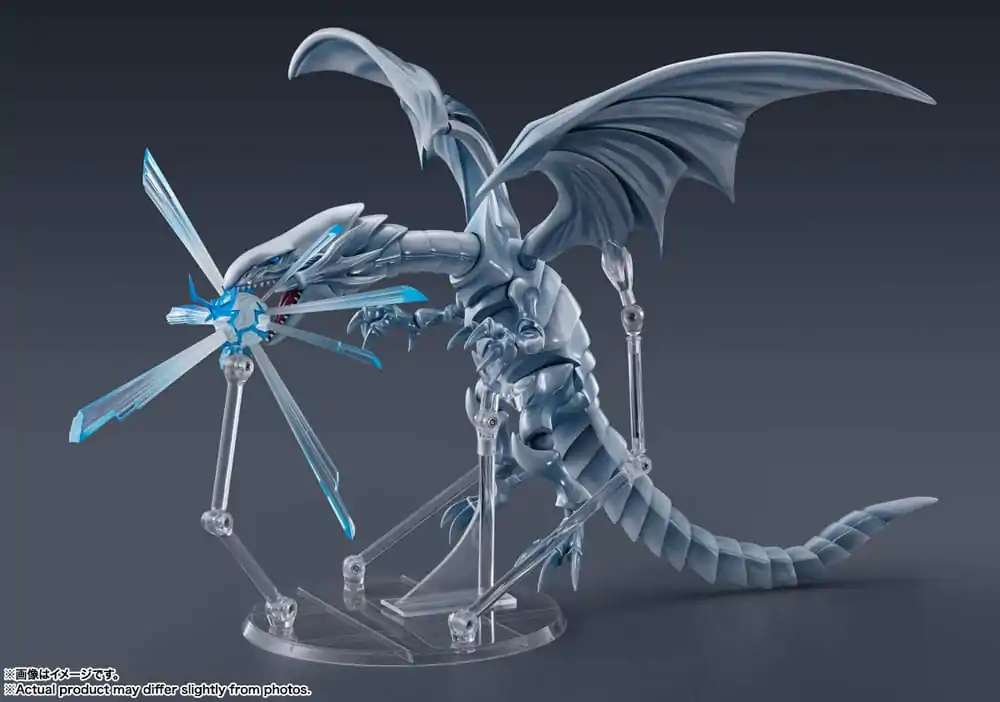 Yu-Gi-Oh! S.H. MonsterArts figurina de acțiune Blue-Eyes White Dragon 22 cm poza produsului