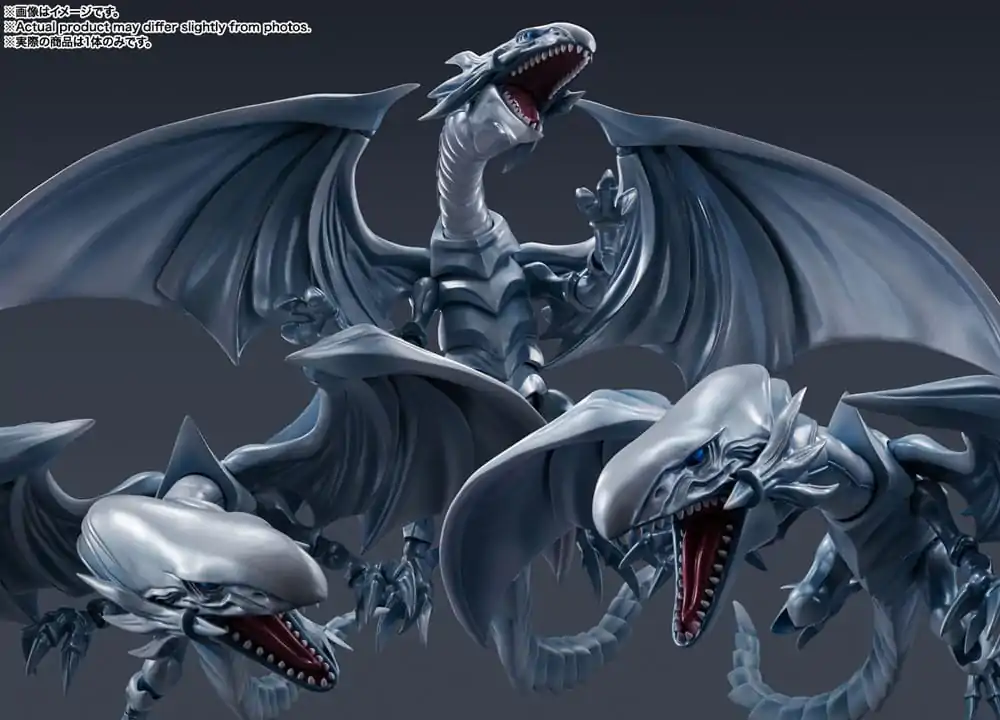 Yu-Gi-Oh! S.H. MonsterArts figurina de acțiune Blue-Eyes White Dragon 22 cm poza produsului