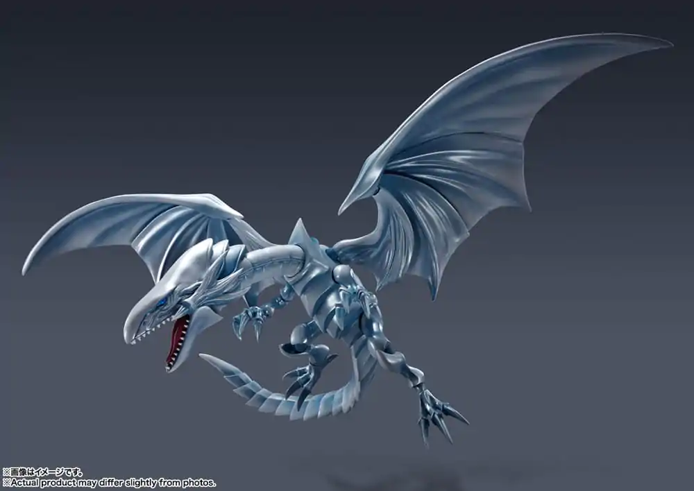 Yu-Gi-Oh! S.H. MonsterArts figurina de acțiune Blue-Eyes White Dragon 22 cm poza produsului