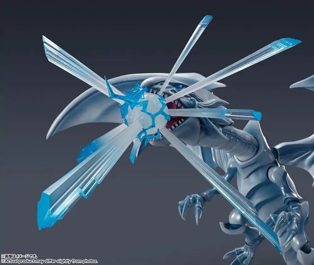 Yu-Gi-Oh! S.H. MonsterArts figurina de acțiune Blue-Eyes White Dragon 22 cm poza produsului