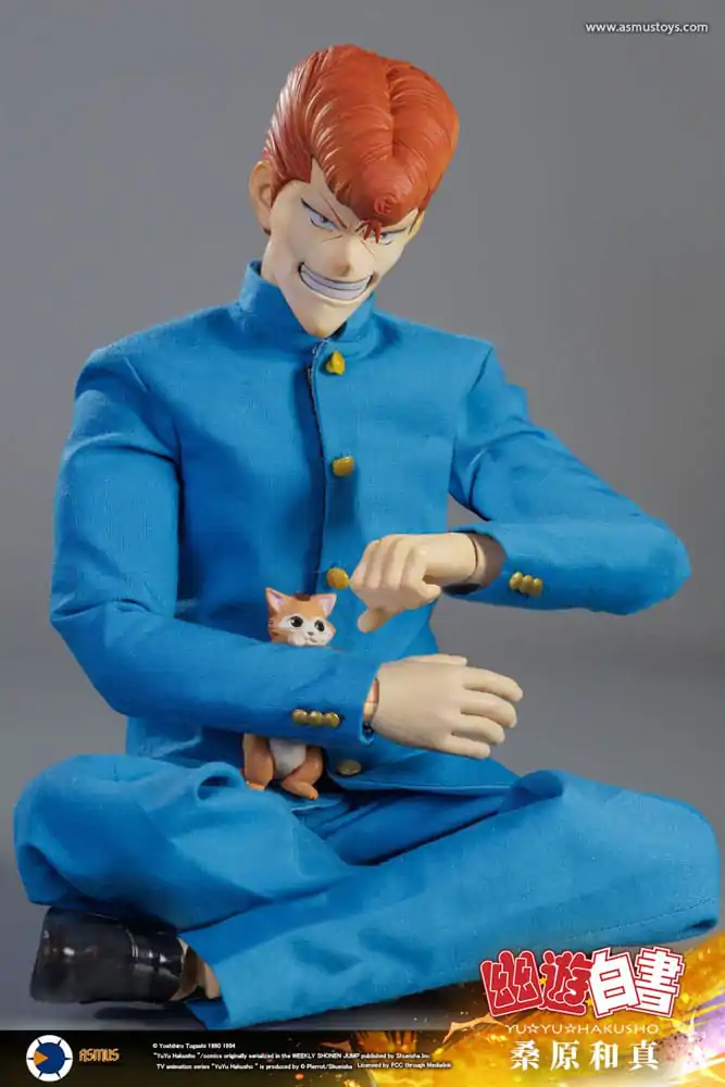 Figurină de acțiune Yu Yu Hakusho 1/6 Kazuma Kuwabara (Versiune de lux) 30 cm poza produsului