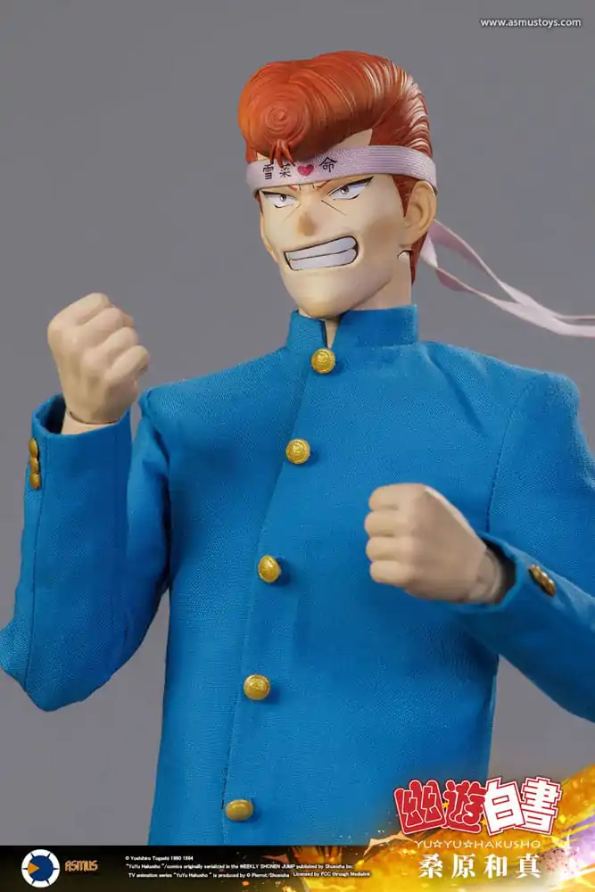 Figurină de acțiune Yu Yu Hakusho 1/6 Kazuma Kuwabara (Versiune de lux) 30 cm poza produsului