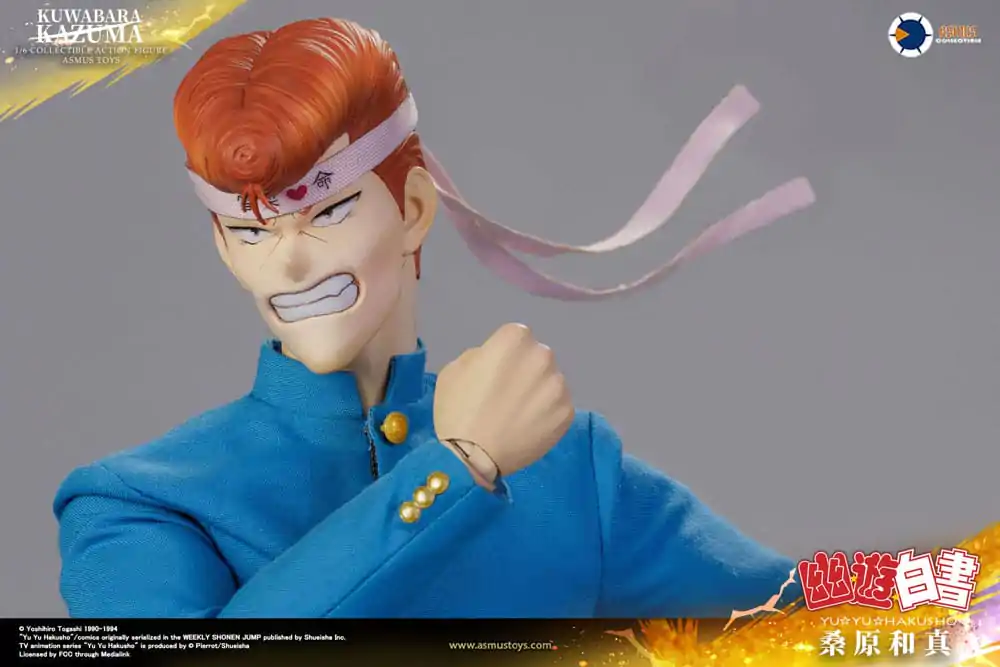 Figurină de acțiune Yu Yu Hakusho 1/6 Kazuma Kuwabara (Versiune de lux) 30 cm poza produsului
