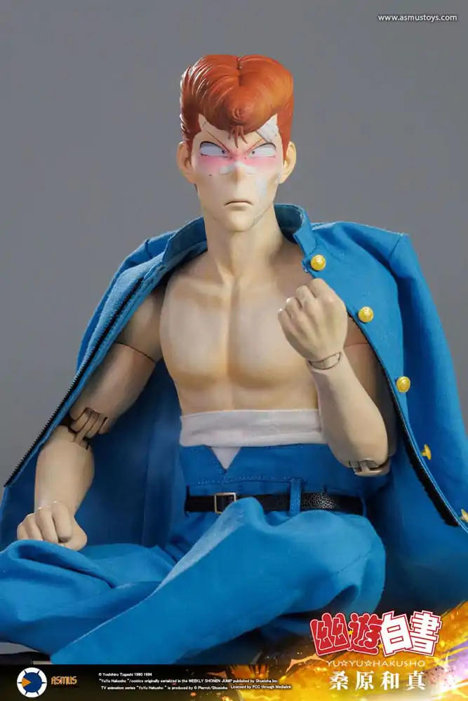Figurină de acțiune Yu Yu Hakusho 1/6 Kazuma Kuwabara (Versiune de lux) 30 cm poza produsului
