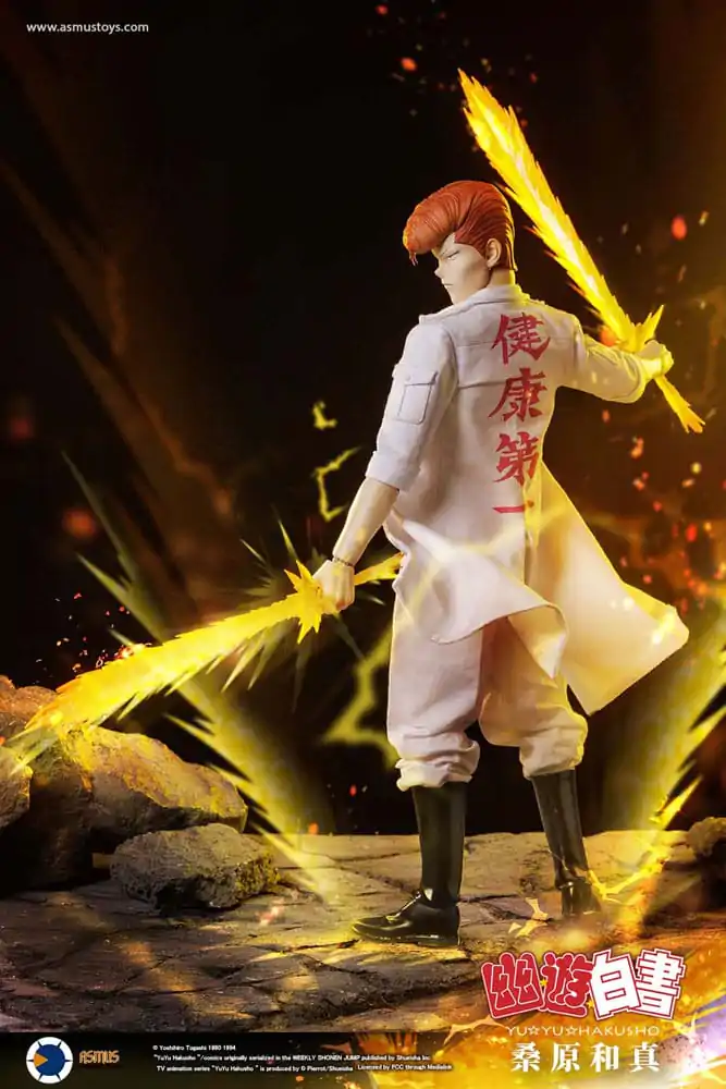 Figurină de acțiune Yu Yu Hakusho 1/6 Kazuma Kuwabara (Versiune de lux) 30 cm poza produsului