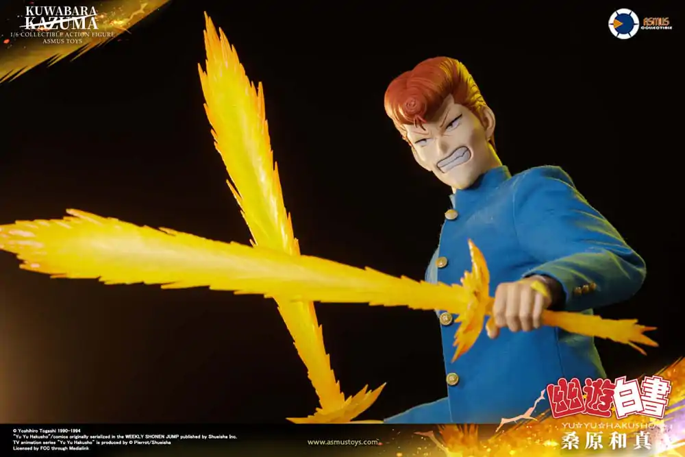 Figurină de acțiune Yu Yu Hakusho 1/6 Kazuma Kuwabara (Versiune de lux) 30 cm poza produsului