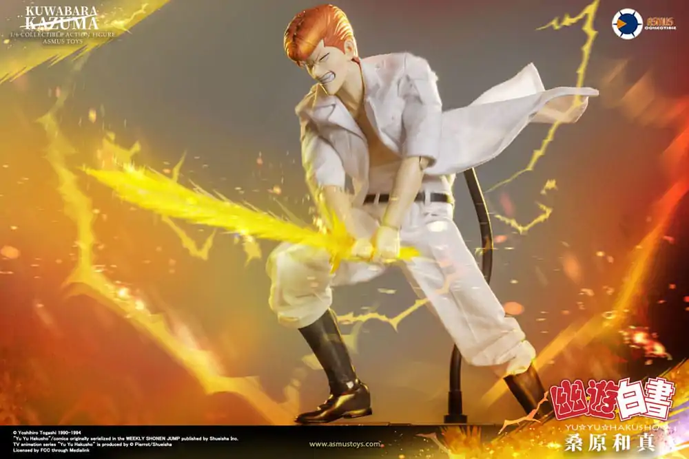 Figurină de acțiune Yu Yu Hakusho 1/6 Kazuma Kuwabara (Versiune de lux) 30 cm poza produsului