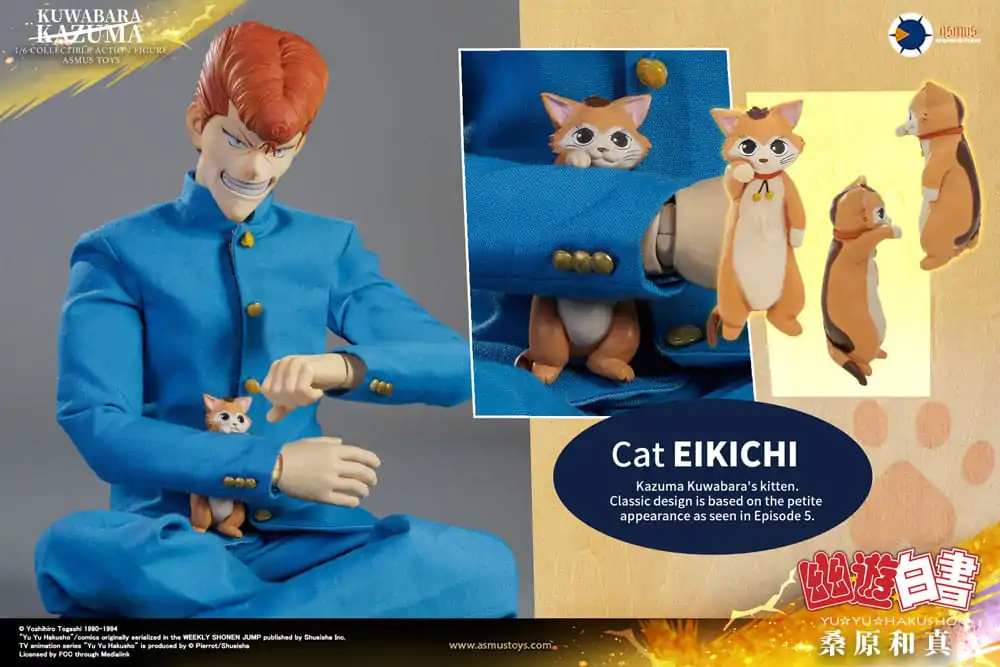 Figurină de acțiune Yu Yu Hakusho 1/6 Kazuma Kuwabara (Versiune de lux) 30 cm poza produsului