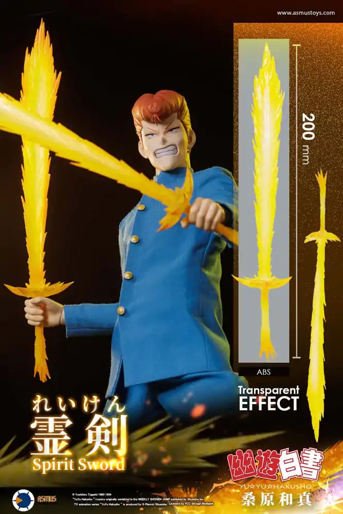 Figurină de acțiune Yu Yu Hakusho 1/6 Kazuma Kuwabara (Versiune de lux) 30 cm poza produsului
