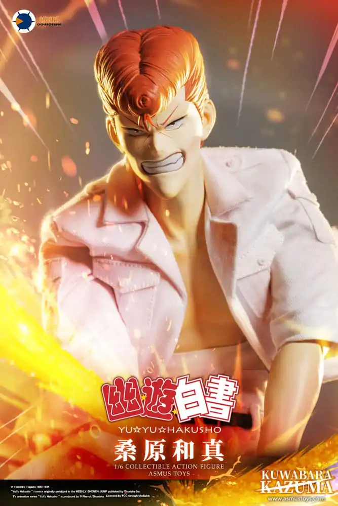 Figurină de acțiune Yu Yu Hakusho 1/6 Kazuma Kuwabara (Versiune de lux) 30 cm poza produsului