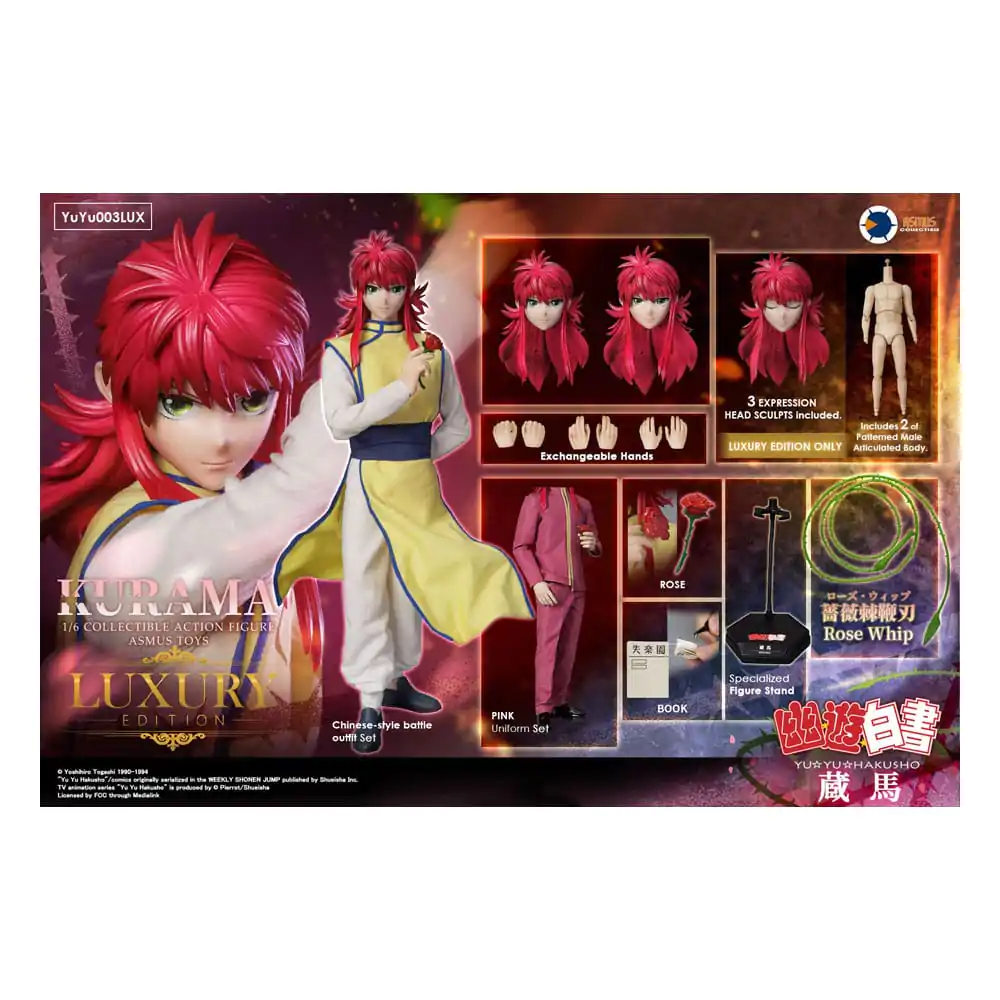 Figurină Acțiune Yu Yu Hakusho 1/6 Kurama (Ediție de Lux) 30 cm poza produsului