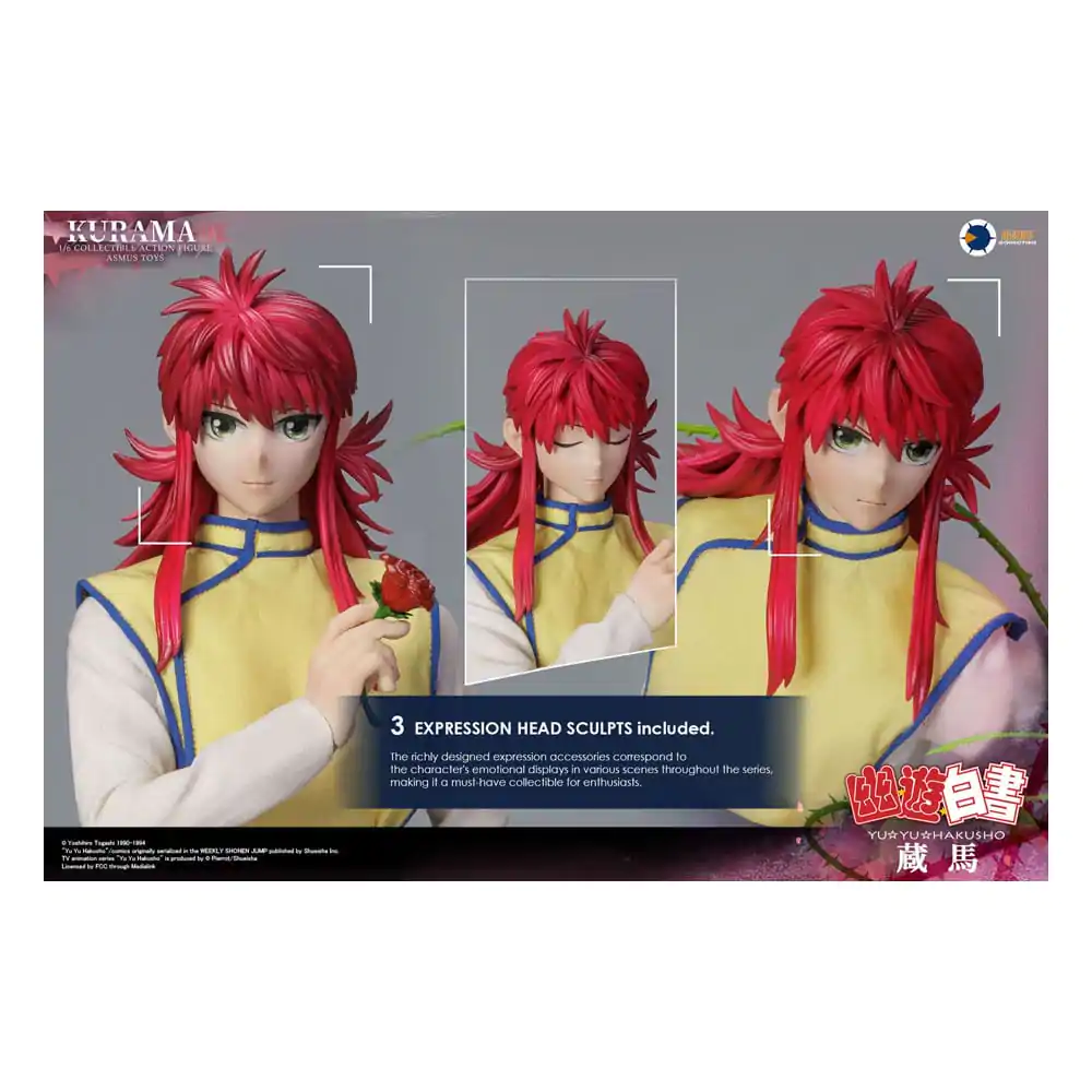 Figurină Acțiune Yu Yu Hakusho 1/6 Kurama (Ediție de Lux) 30 cm poza produsului