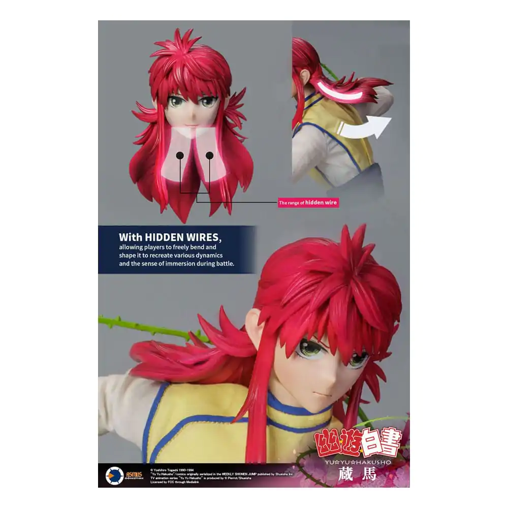 Figurină Acțiune Yu Yu Hakusho 1/6 Kurama (Ediție de Lux) 30 cm poza produsului