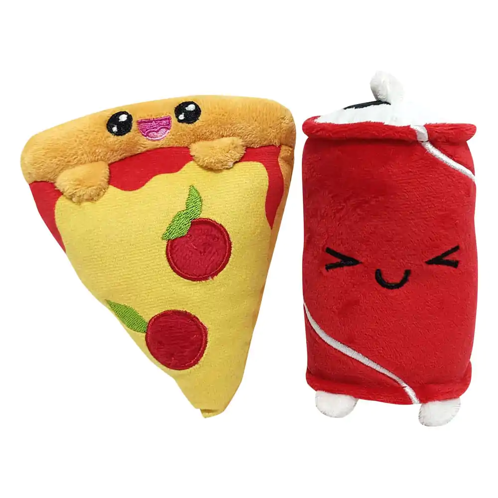 Yummis Together Figurine de plus 2 bucati Pizza & Cola in Geanta Take Away 21 cm poza produsului