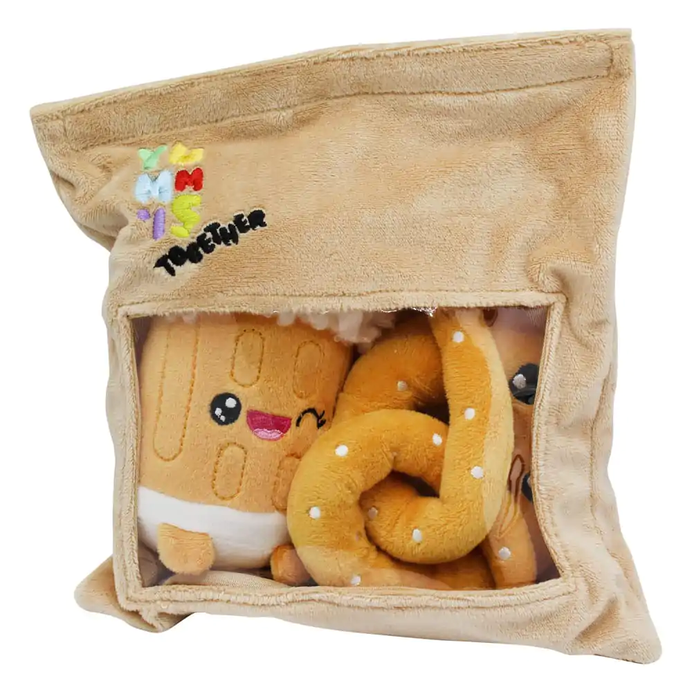 Yummis Together Plush Figures 2 buc Pretzel & Beer in Take Away Bag 21 cm poza produsului