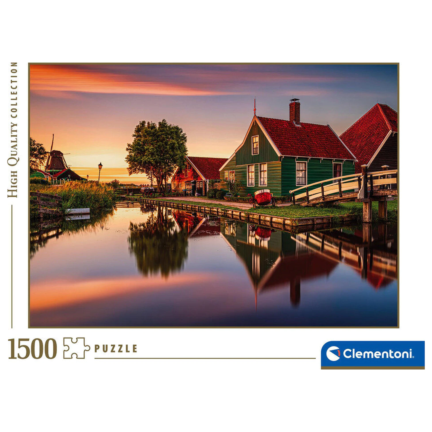 Zaanse Schans puzzle 1500 de piese poza produsului