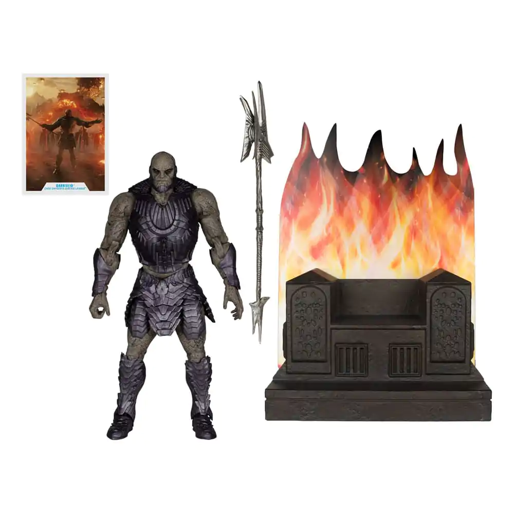 Zack Snyder's Justice League DC Multiverse Figurina Mega de Acțiune Darkseid cu Tron (Gold Label) 24 cm poza produsului