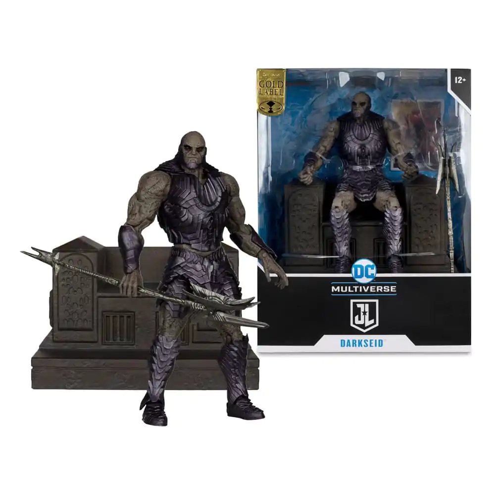 Zack Snyder's Justice League DC Multiverse Figurina Mega de Acțiune Darkseid cu Tron (Gold Label) 24 cm poza produsului