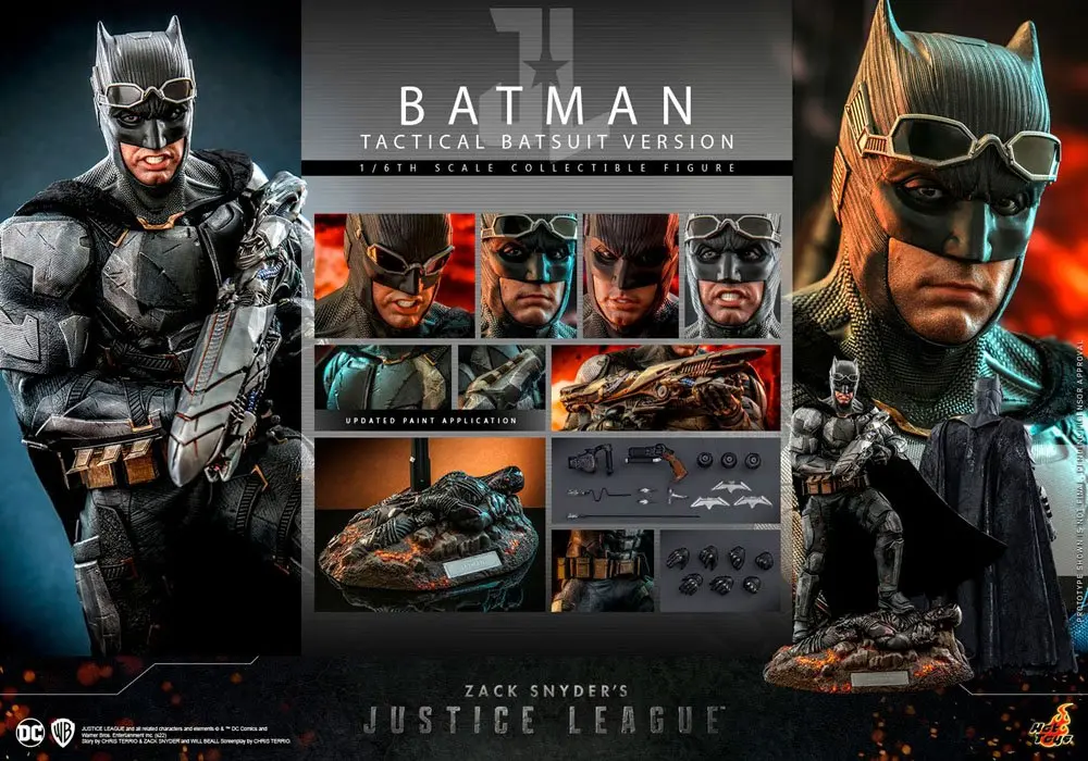 Figurină de acțiune Zack Snyder`s Justice League 1/6 Batman (Tactical Batsuit Version) 33 cm poza produsului