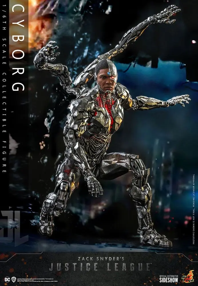 Figurină de acțiune Zack Snyder`s Justice League 1/6 Cyborg 32 cm poza produsului