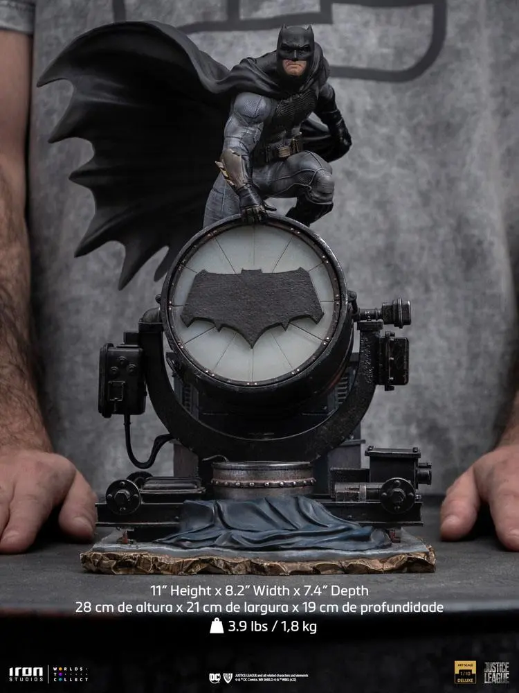 Statuie artistică de lux la scară 1/10 Batman pe Batsignal 28 cm poza produsului