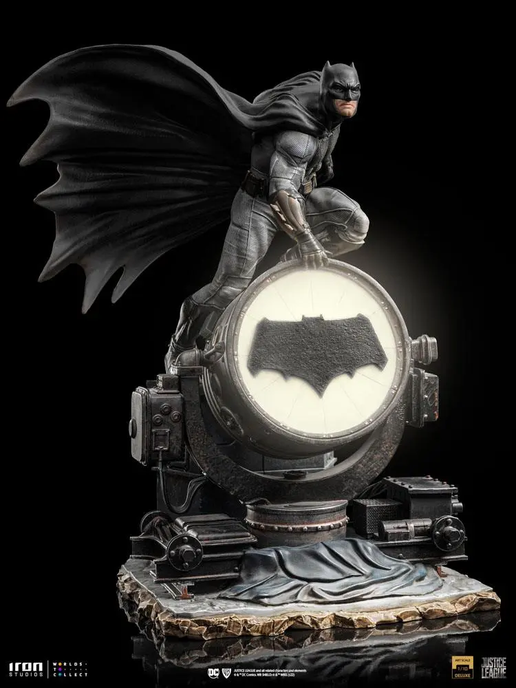 Statuie artistică de lux la scară 1/10 Batman pe Batsignal 28 cm poza produsului