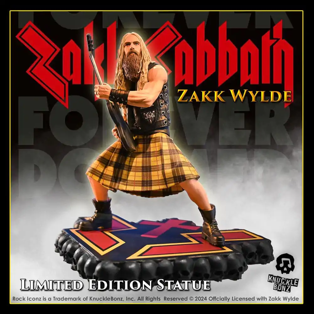 Zakk Sabbath Rock Iconz Statuie Zakk Wylde II 22 cm poza produsului