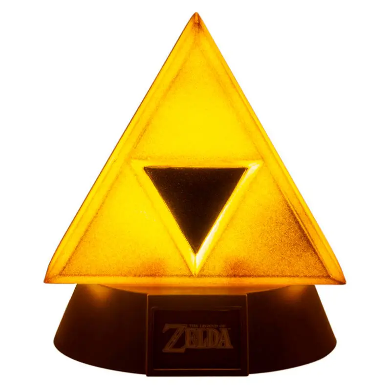 Lampa tip figurina 3D The Legend of Zelda Gold Triforce 10 cm poza produsului