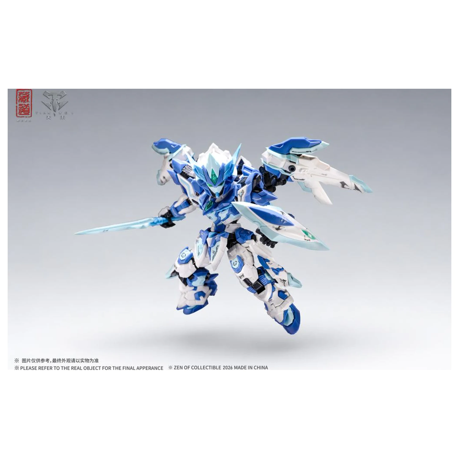 ZEN OF Collectible CD-TGM-01C TGM Tian Fa Blue LE Kit Model 14cm poza produsului