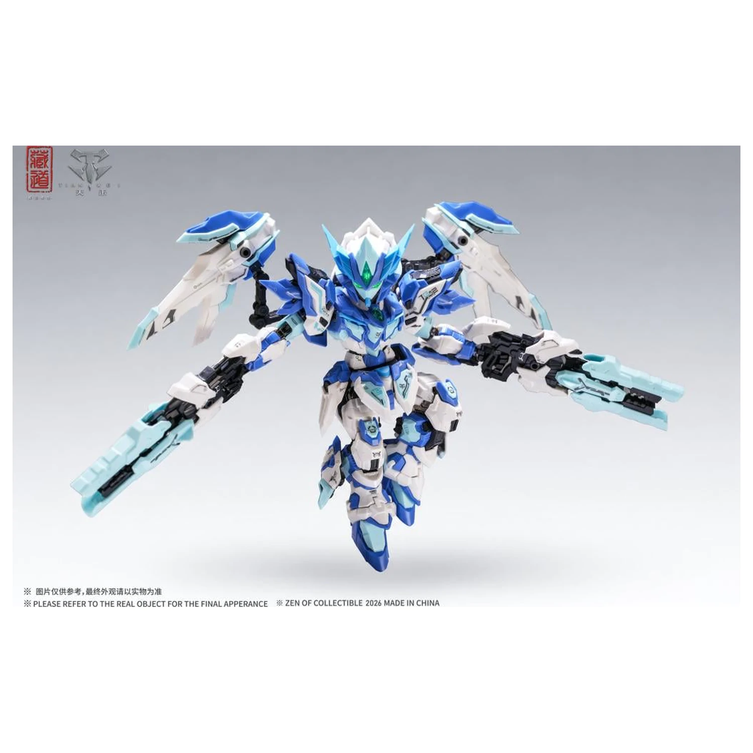 ZEN OF Collectible CD-TGM-01C TGM Tian Fa Blue LE Kit Model 14cm poza produsului