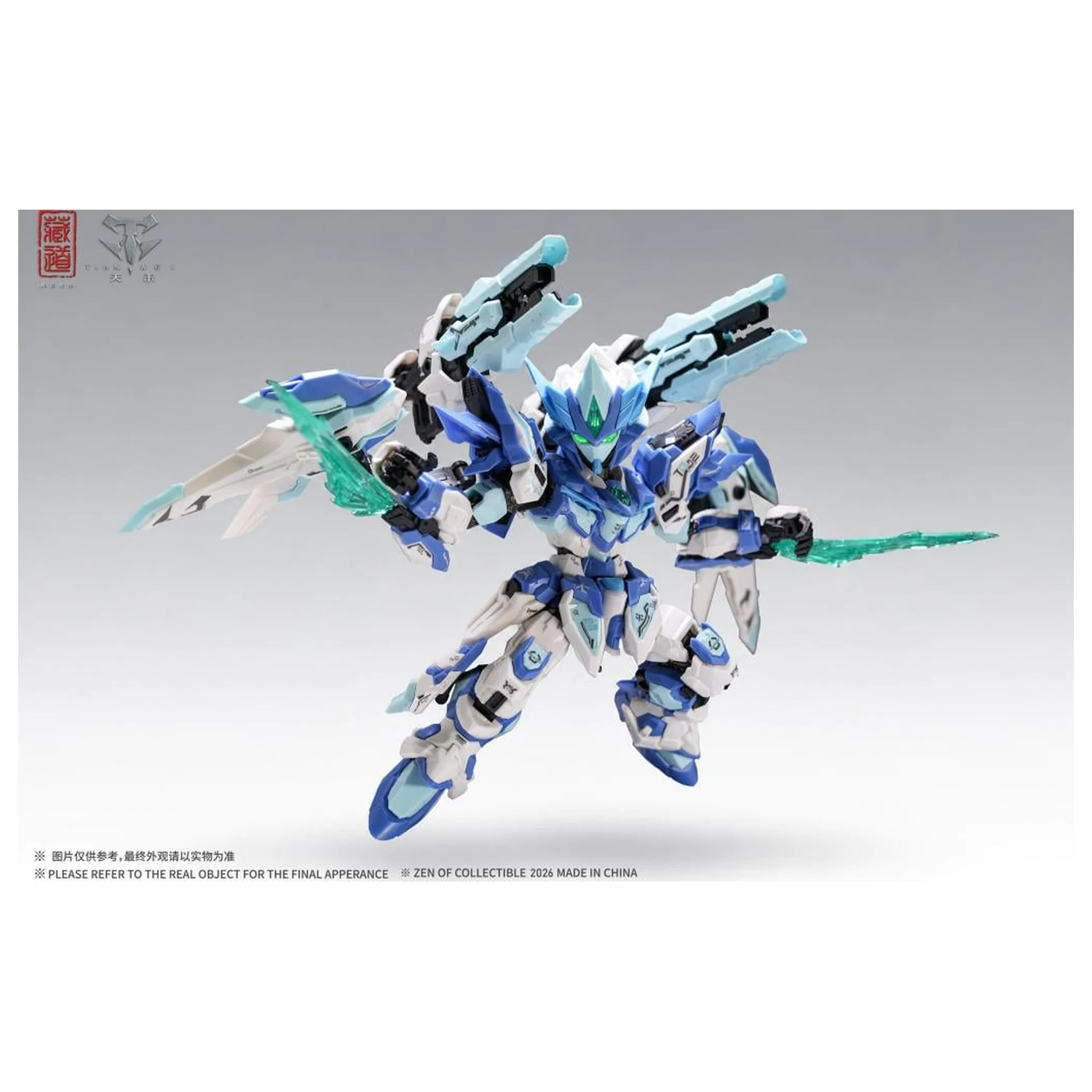 ZEN OF Collectible CD-TGM-01C TGM Tian Fa Blue LE Kit Model 14cm poza produsului