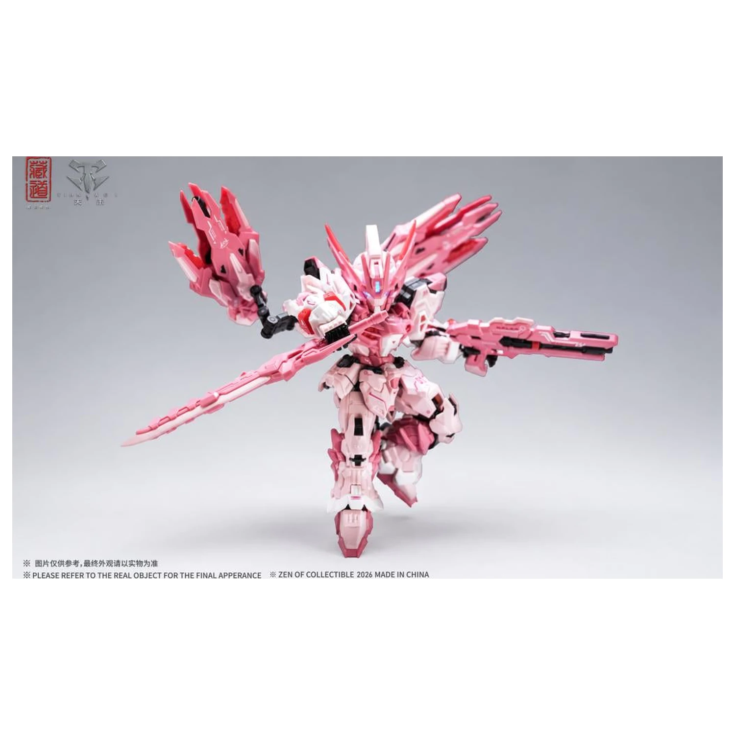 Zen of Collectible CD-TGM-01C TGM Tian Wei Pink LE Kit Model 14 cm poza produsului