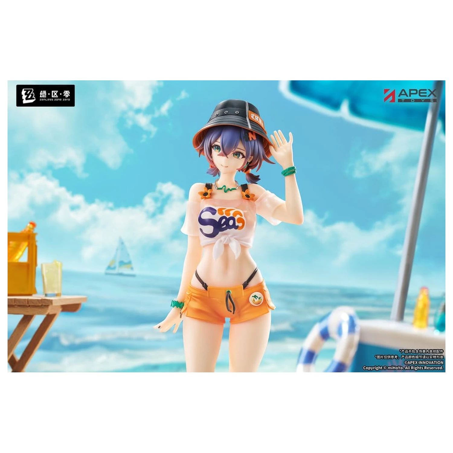 Zenless Zone Zero Limpie Series Figurina PVC 1/8 Belle Summer Skies Ver. 22 cm poza produsului