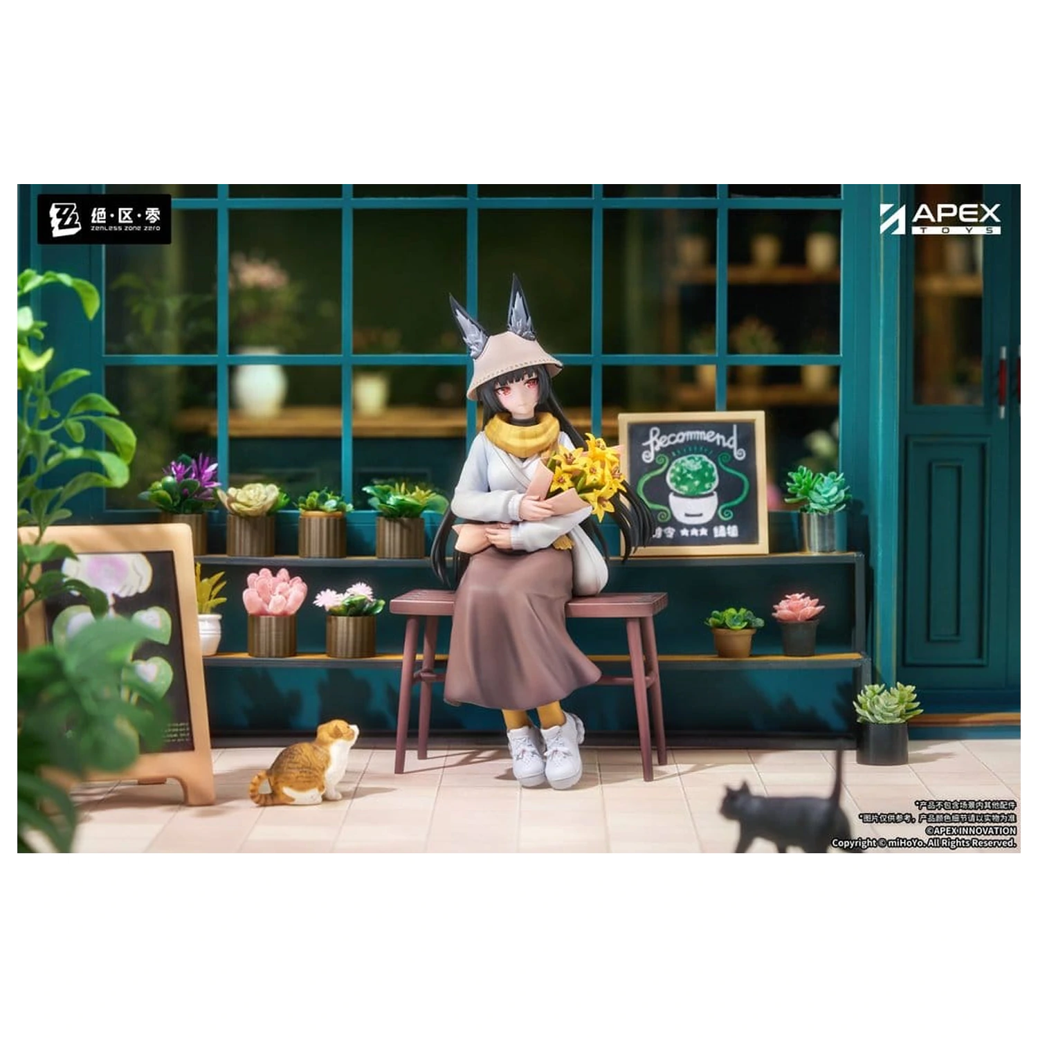 Zenless Zone Zero Seria Limpie Figurina PVC 1/8 Hoshimi Miyabi Akatsuki Ver. 19 cm poza produsului