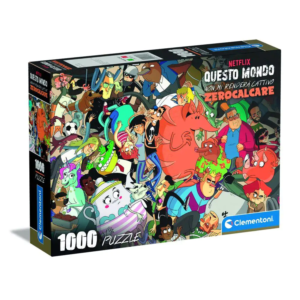 Zerocalcare puzzle 1000 piese poza produsului