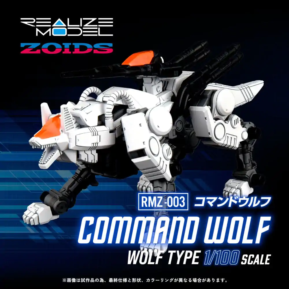 Zoids Kit Model din Plastic 1/100 RMZ-003 Command Wolf 16 cm poza produsului