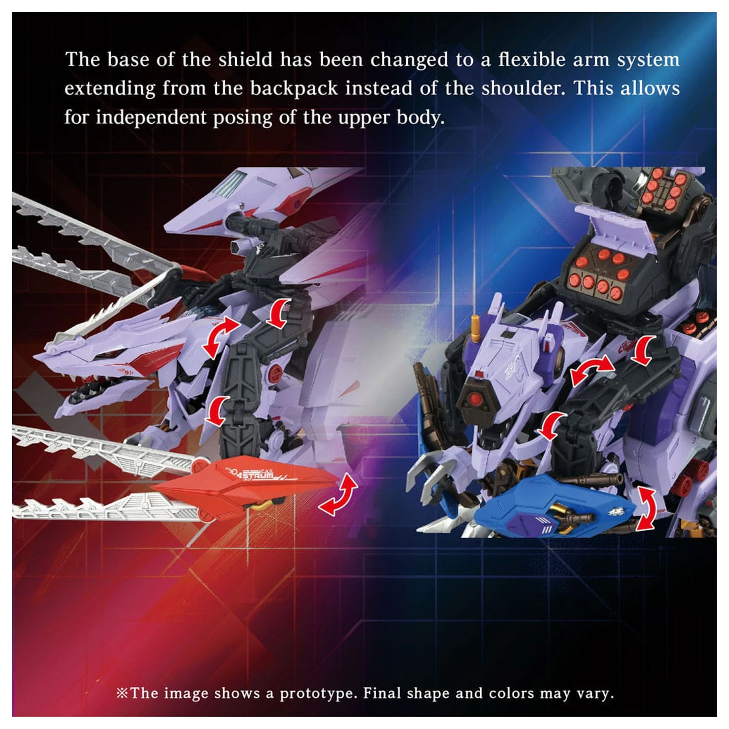 Zoids Kit de modelare Set de accesorii AM-Z01CP Berserk Fury Sturm & Jagd Unit poza produsului
