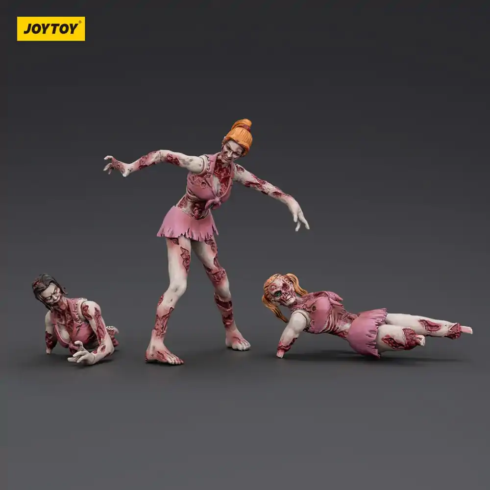 Zombie Dark Source Action Figures Set 3 Bucăți Cheer Leaders 8 cm poza produsului