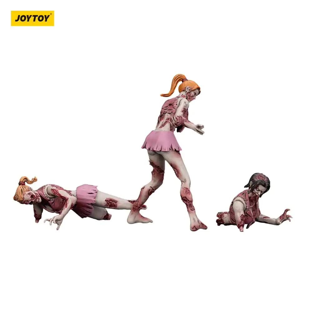 Zombie Dark Source Action Figures Set 3 Bucăți Cheer Leaders 8 cm poza produsului